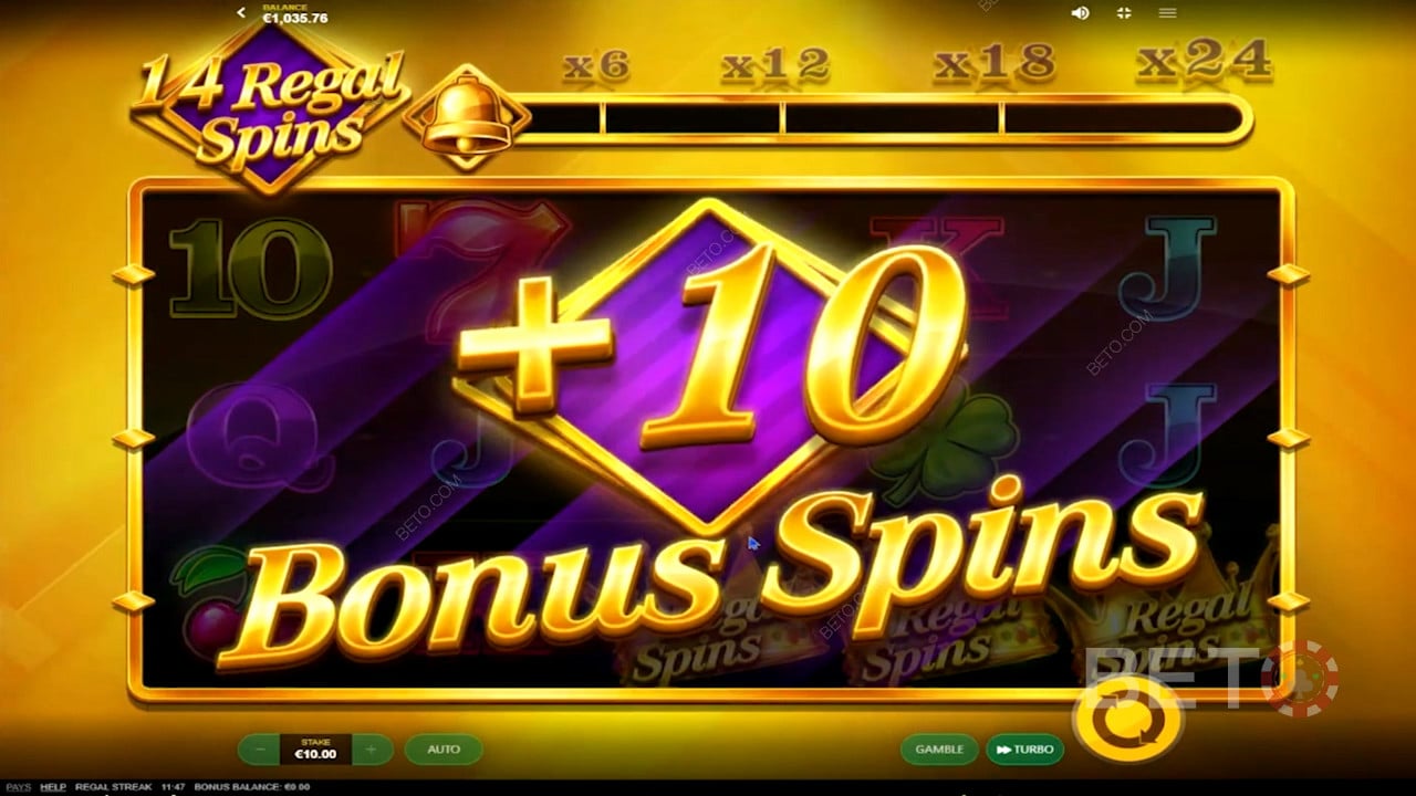 Regal Bonus Spins