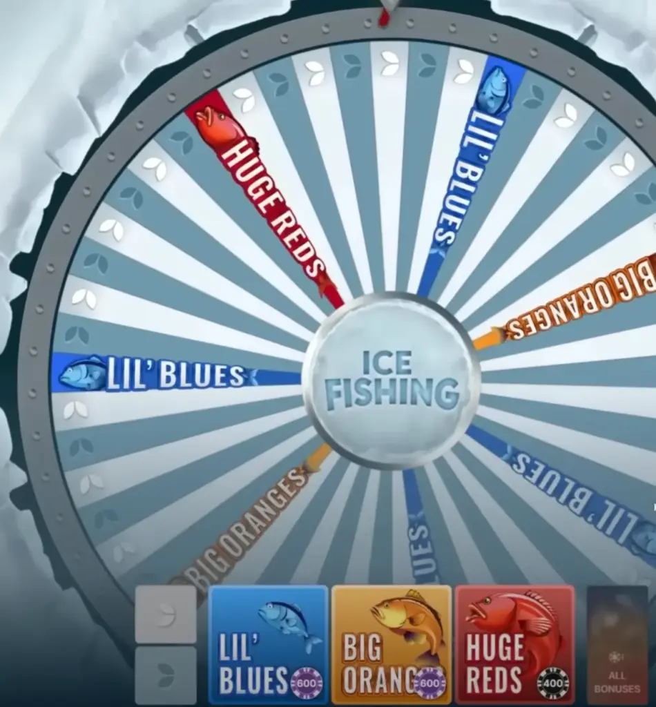 Evolution Ice Fishing - wheel interface